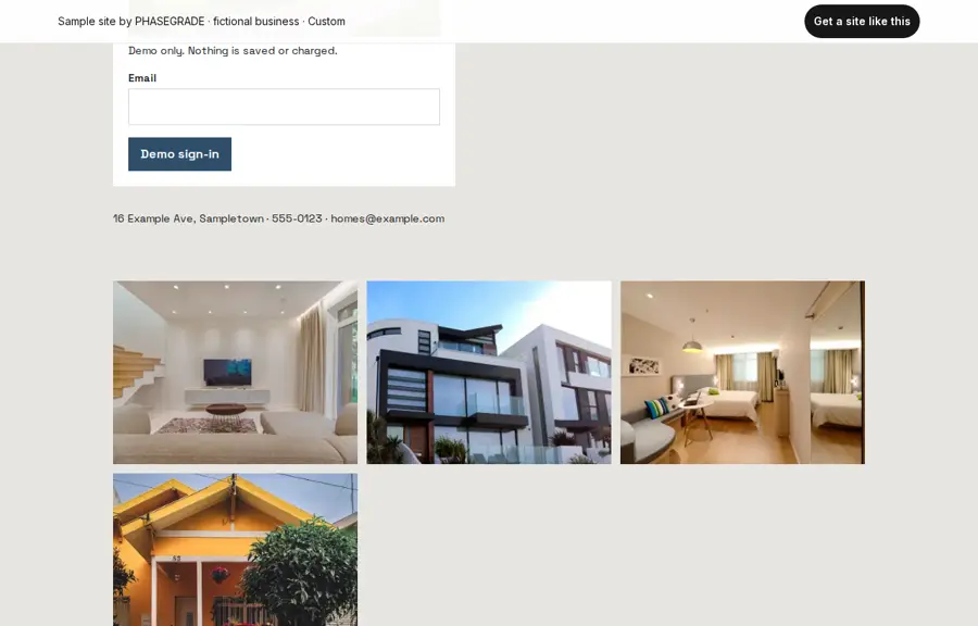 Fieldnote Homes sample, Inside