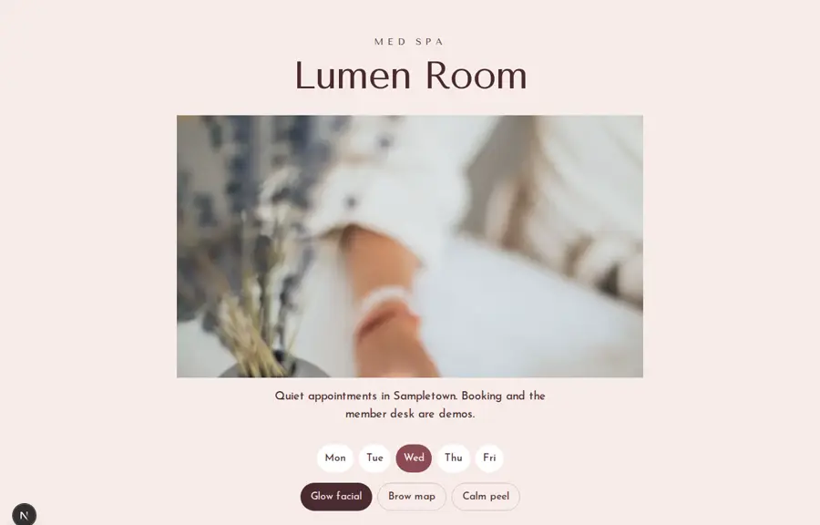 Lumen Room sample, Home